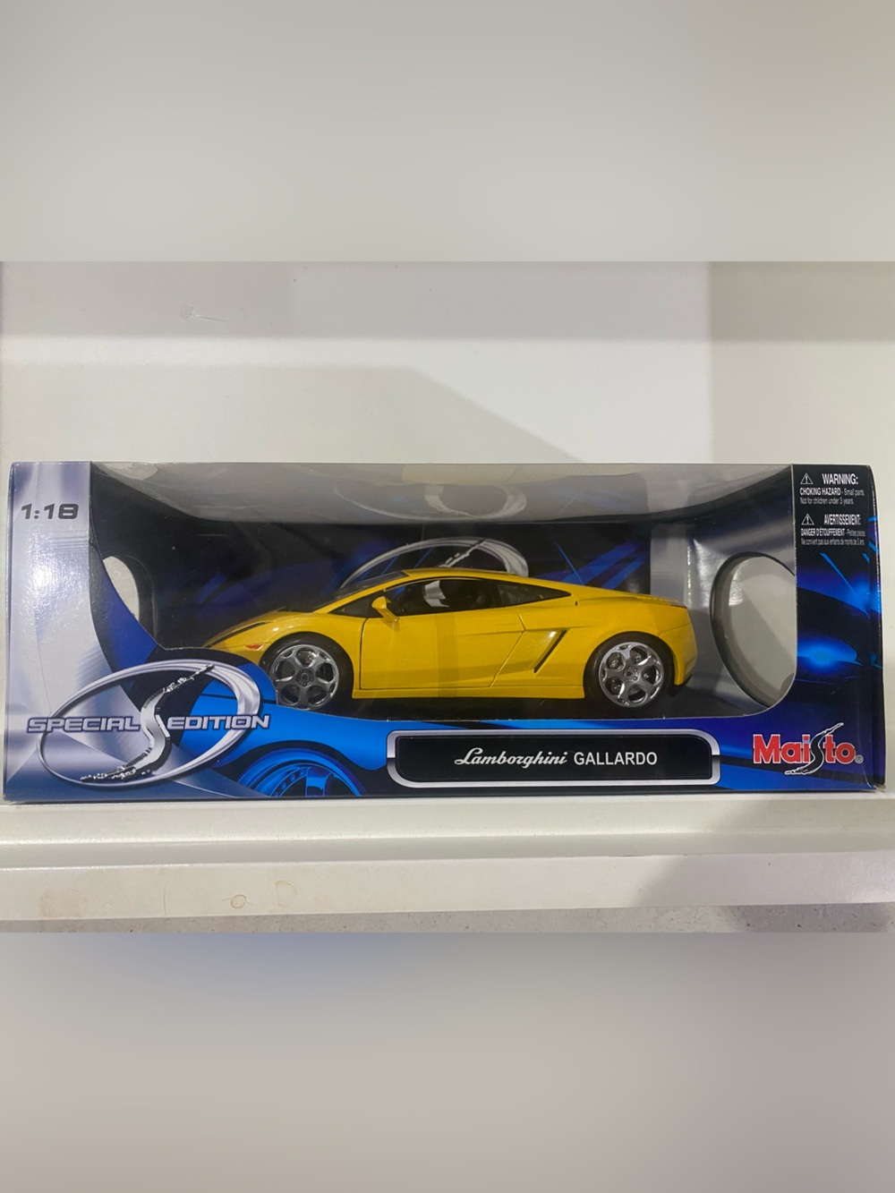Lamborghini Gallardo Yellow Die-Cast Model Car